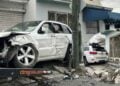 Jeep vivienda choque en Guadalupe