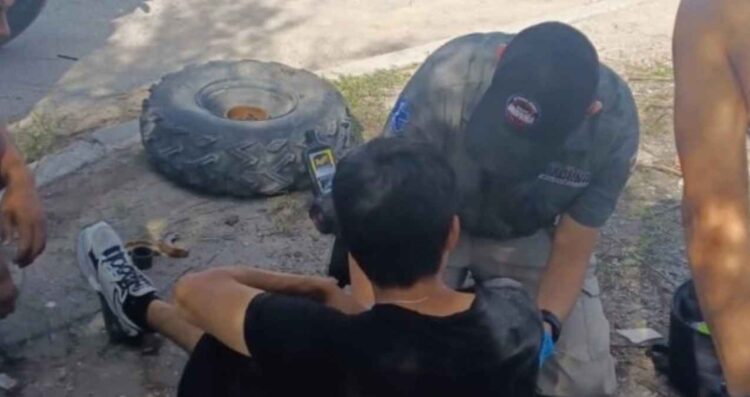 Joven lesionado Matamoros