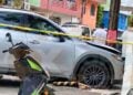 Madero daños tres vehículos