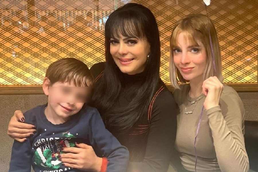 Maribel Guardia su nieto