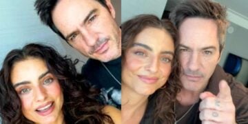Mauricio besar a Aislinn