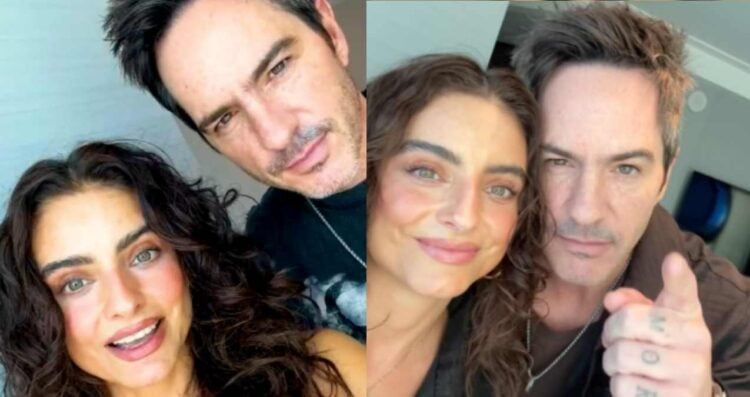 Mauricio besar a Aislinn