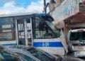 Microbús choque múltiple en Reynosa
