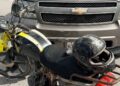 Motociclista lesión rodilla Matamoros