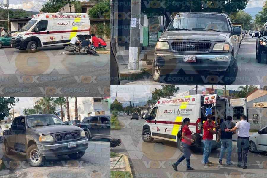Pareja en motocicleta herida en Victoria