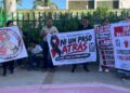 Personal IMSS protesta Matamoros