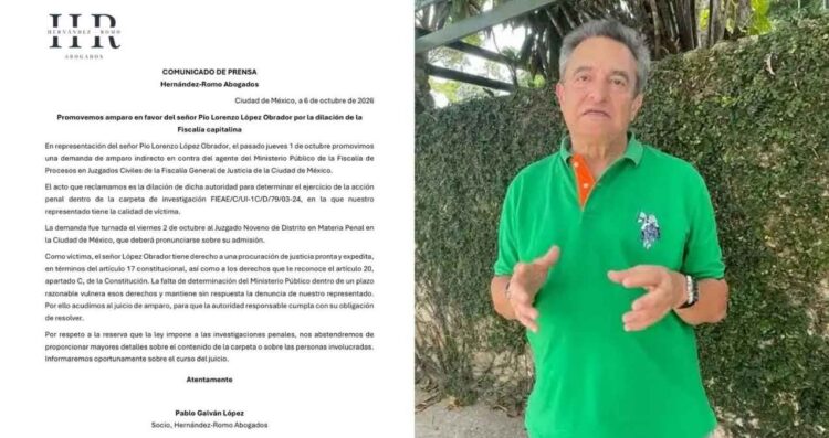 Pío López Obrador amparo