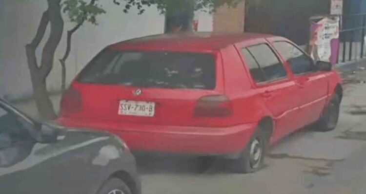 Policías de Guadalupe vehículo