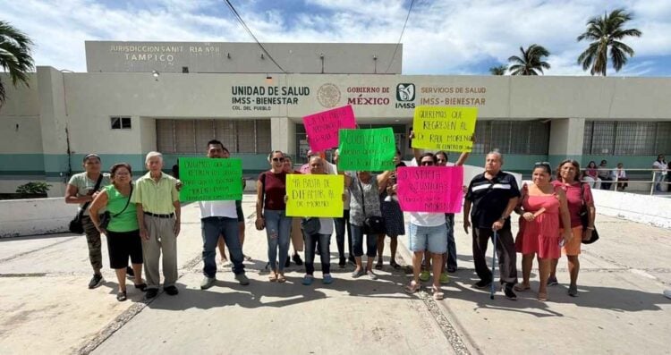 Protestan director Centro Salud Tampico