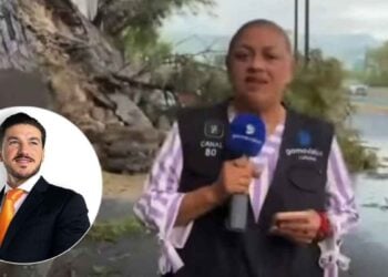 Samuel García reportera y camarógrafo