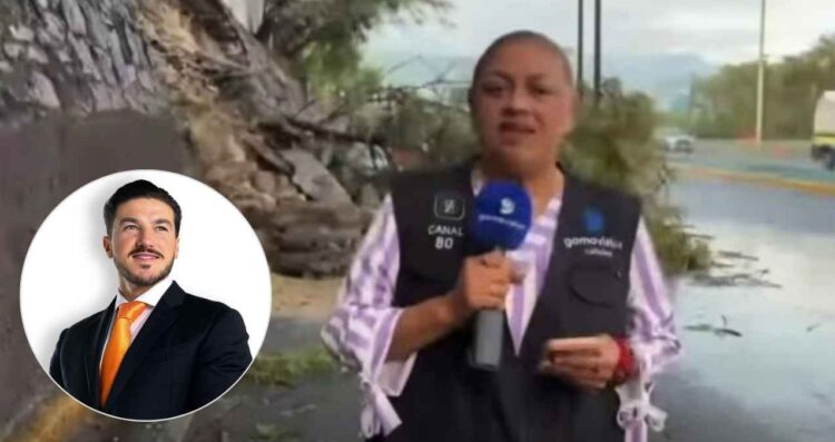 Samuel García reportera y camarógrafo