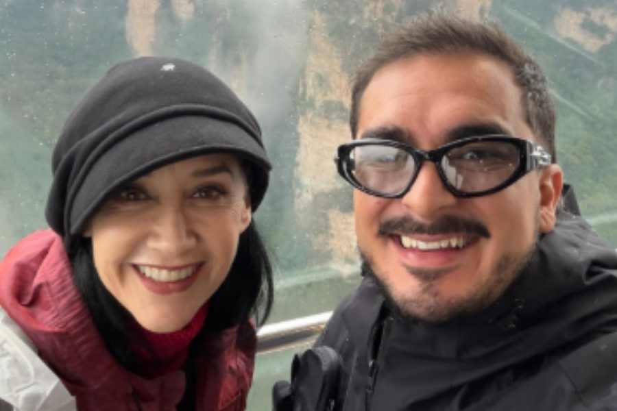 Susana Zabaleta China con Ricardo