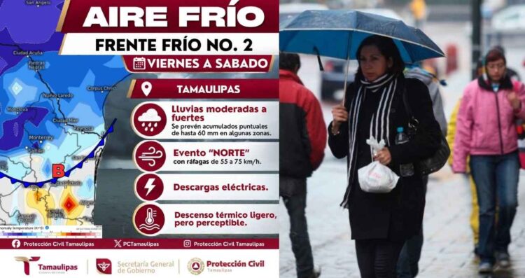 Tamaulipas frente frío 2