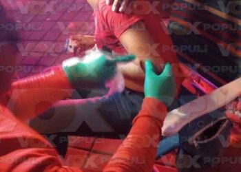 Tampico mujer tijeras