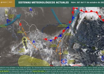 Temperaturas estados México Hoy