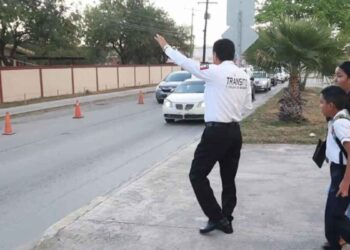 Tránsito vigilancia escuelas Matamoros