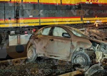 Tren automóvil en Altamira Tamaulipas