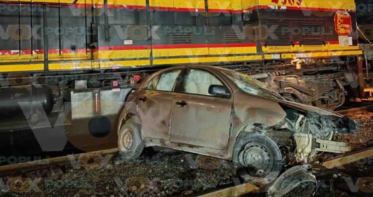Tren automóvil en Altamira Tamaulipas