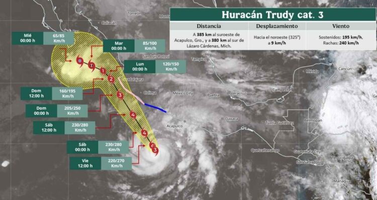 Trudy huracán categoría 3
