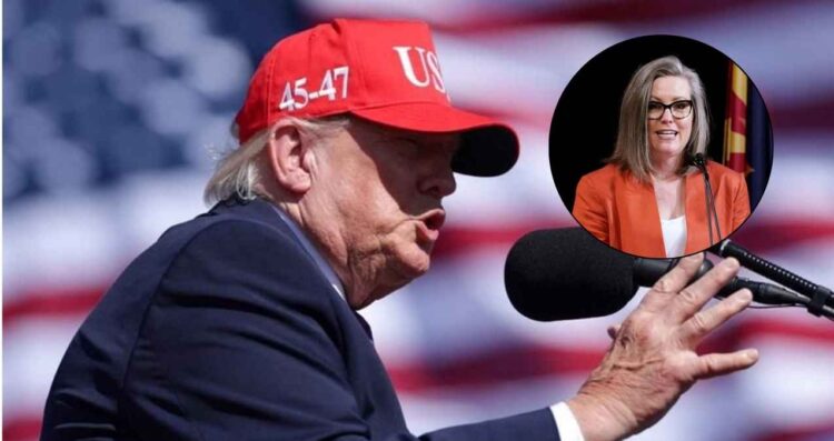 Trump Katie Hobbs carteles