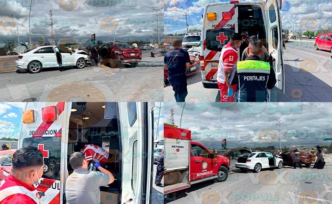accidente Libramiento Monterrey en Reynosa