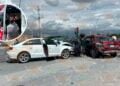 accidente Libramiento Monterrey en Reynosa