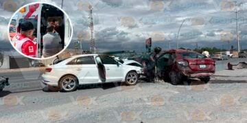 accidente Libramiento Monterrey en Reynosa