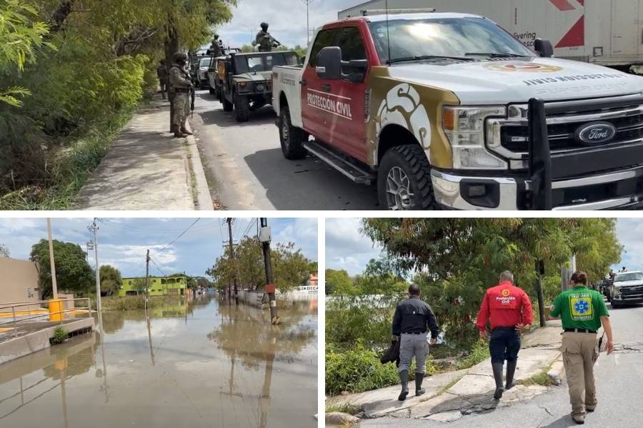 afectaciones por las lluvias en Matamoros