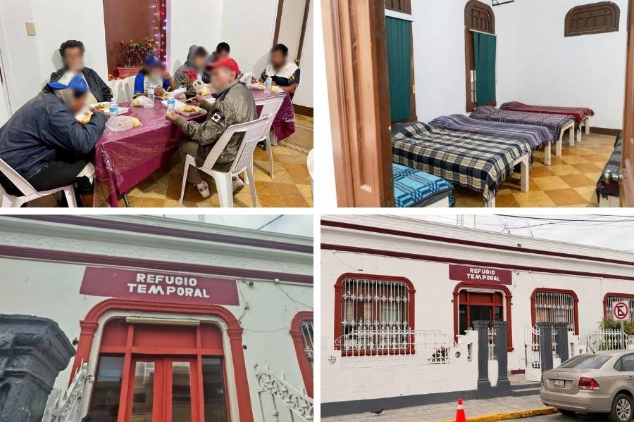 albergue invernal en Tampico