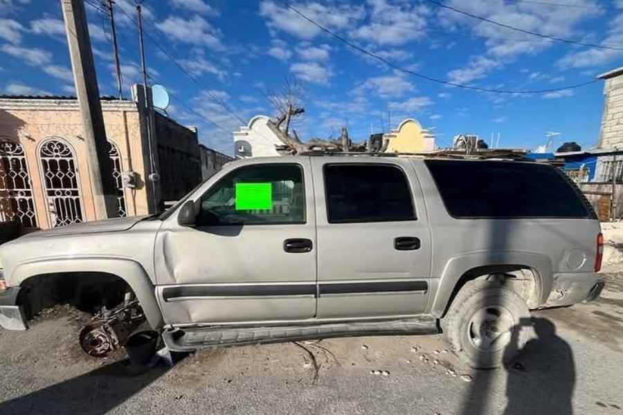 autos abandonados calles Matamoros