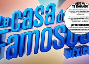 ¿Cuál fue el aviso que lanzó la página oficial de La Casa de los Famosos México?