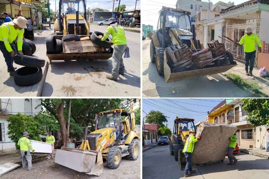 basura especial calles  Tampico