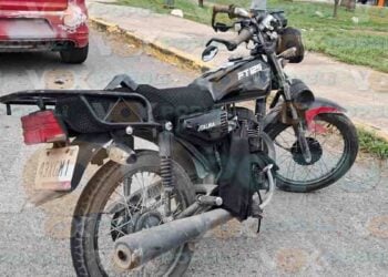 bulevar de Victoria motociclista lesionado