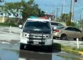 calles inundadas por lluvias en Matamoros