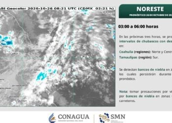 cambio brusco de temperatura Tamaulipas