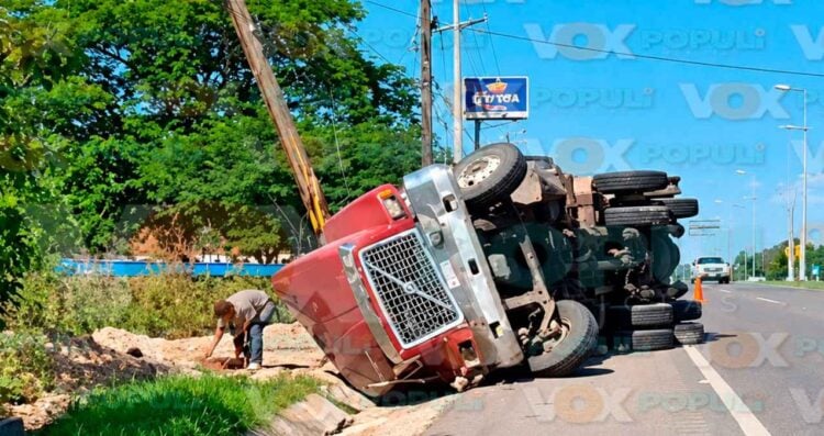 _camión grava Tampico a Mante