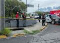 canal pluvial hombre Monterrey