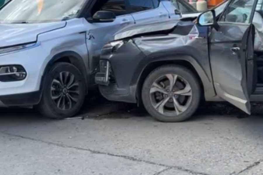 choque camionetas Centro Mante