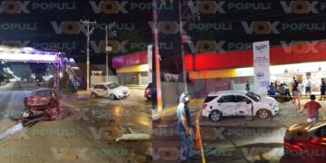 choque con dos lesionados en Altamira