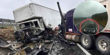 Revelan video del choque múltiple que dejó un muerto y 4 heridos en Ramos Arizpe, Coahuila; familia regresaba a Nuevo León