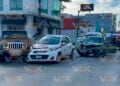 choque múltiple en Tampico Tamaulipas