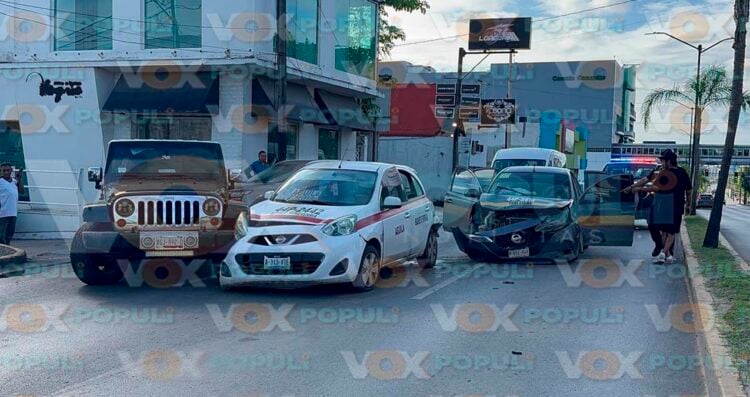 choque múltiple en Tampico Tamaulipas