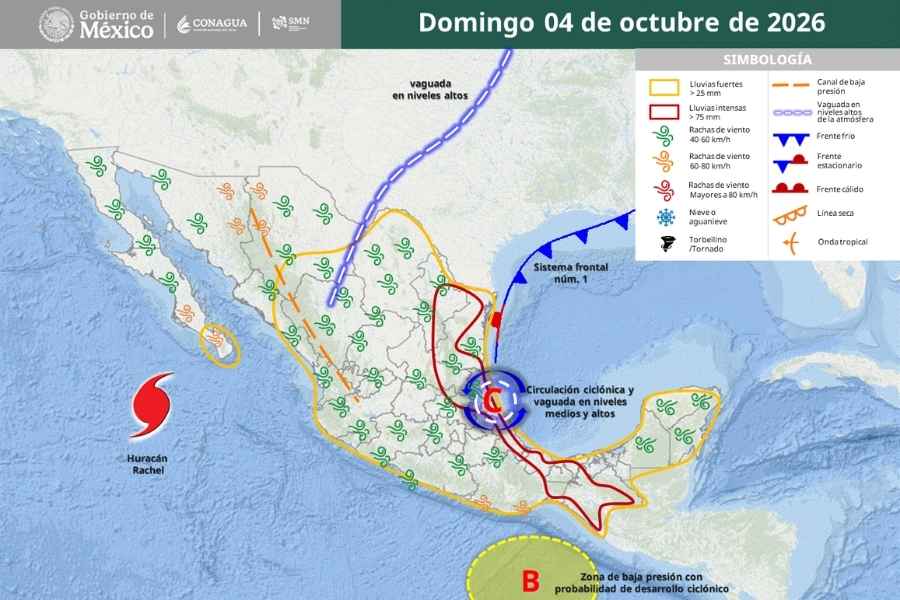 clima domingo 4 octubre 