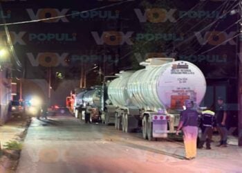 derrame de combustible pipa Reynosa