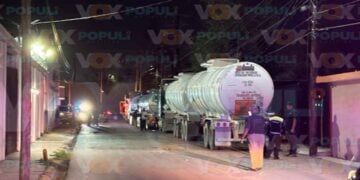 derrame de combustible pipa Reynosa