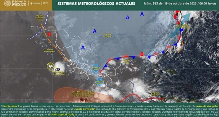 descenso de temperatura Nuevo Laredo