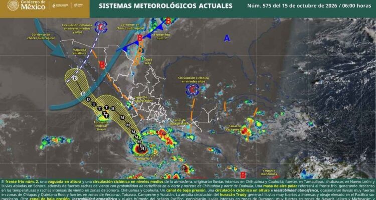 descenso de temperatura en Nuevo Laredo