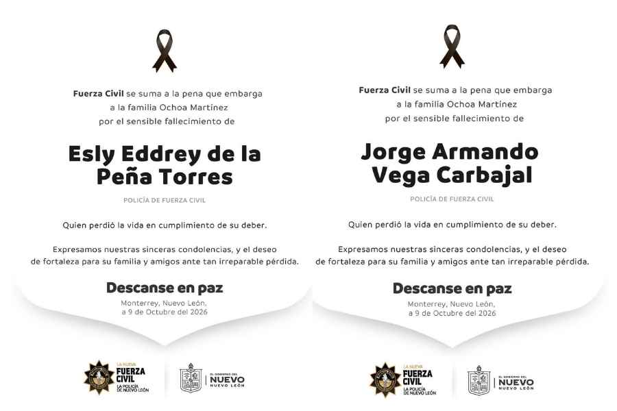 elementos de la Fuerza Civil Escobedo