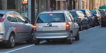 estacionarse en doble fila Matamoros