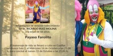 fallecimiento Payaso Farolito